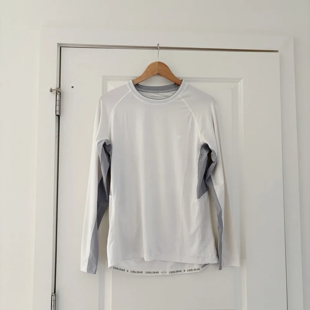 Coolibar Long Sleeve Rash Guard UPF 50+ Sun Protection Aqua Plus